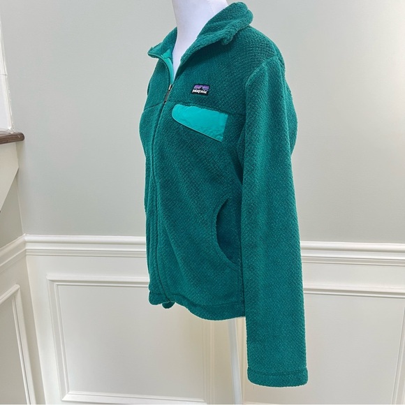 Patagonia Green Sherpa Jacket S - Picture 2 of 6